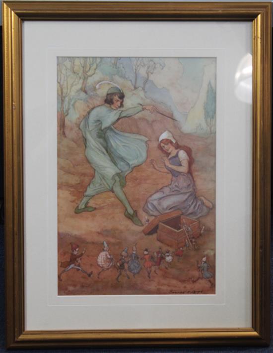 Conrad H. Leigh (b.1883) Graciosa and Percinet, 13 x 8.75in.